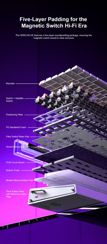AULA HERO 84 Magnetic Switch Keyboard