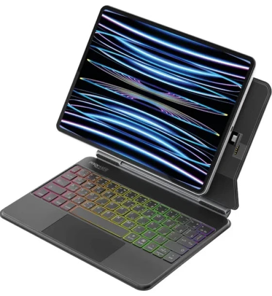 Keyboard Promate FlexKeys-11Pro Folio Touch Wireless iPad Case with Backlight and Smart Connector