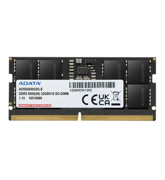 Ram ADATA DDR5 5600MHz 32GB 1x32GB SO DIMM Laptop