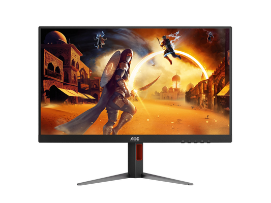 Monitor AOC Q27G4F 27 inch Frameless Ultra-Fast 2K IPS 180Hz 0.5ms HDMI 2.0 Display Port 1.4 MBR Sync SNIPER SCOPE SUPER COLOUR G Sync Height Adjustable Stand