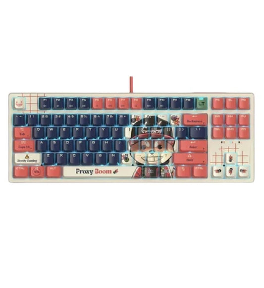 Keyboard Bloody WS87 Dual-Core Wireless Mechanical Pixels Red