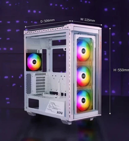 Case XPG BATTLECRUISER II Super Mid Tower White