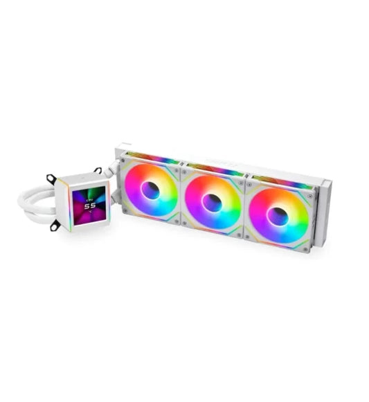 cpu cooler LIAN LI GA II LCD SL-INF 360 ARGB AIO Liquid Cooler White