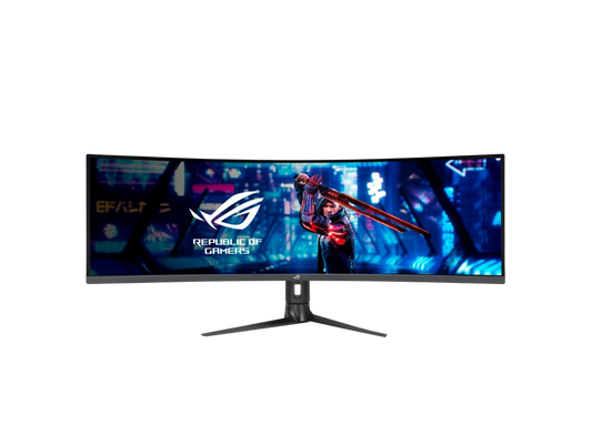 Gaming Monitor ASUS ROG Strix XG49WCR 49 inch Super Ultra Wide Curved QHD 165Hz USB C RJ45 Display HDR 400 Black