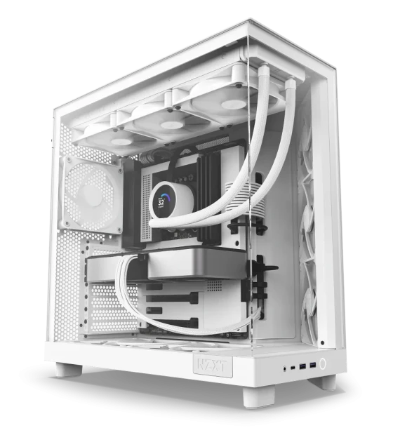 NZXT H6 Flow Cabinet Black/WHITE