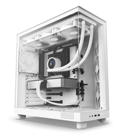NZXT H6 Flow Cabinet Black/WHITE