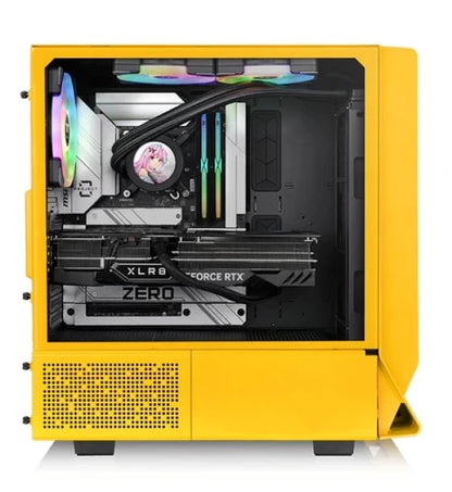 Case Thermaltake Ceres 350 MX Tempered Glass ARGB Snow Edition Bumblebee