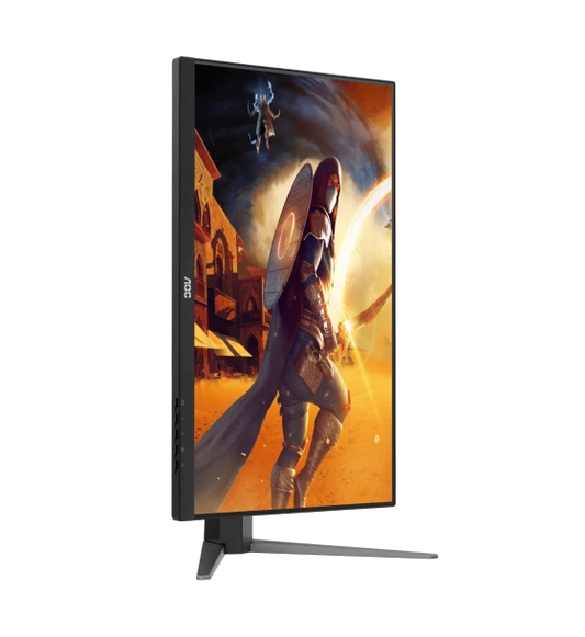 Monitor AOC Q27G4F 27 inch Frameless Ultra-Fast 2K IPS 180Hz 0.5ms HDMI 2.0 Display Port 1.4 MBR Sync SNIPER SCOPE SUPER COLOUR G Sync Height Adjustable Stand