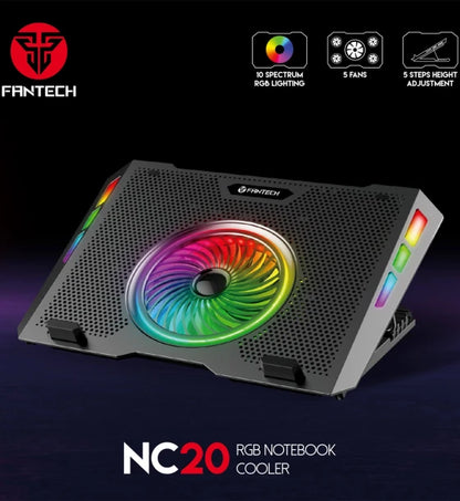 LAPTOP COOLER FANTECH NC20 RGB