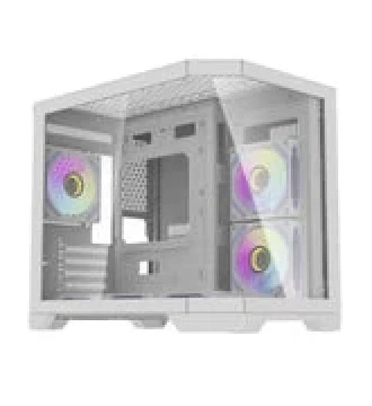 Case DarkFlash FT418 Mid Tower Case 3 Fan White