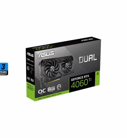 ASUS Dual GeForce RTX™ 4060 Ti EVO OC Edition 8GB GDDR6