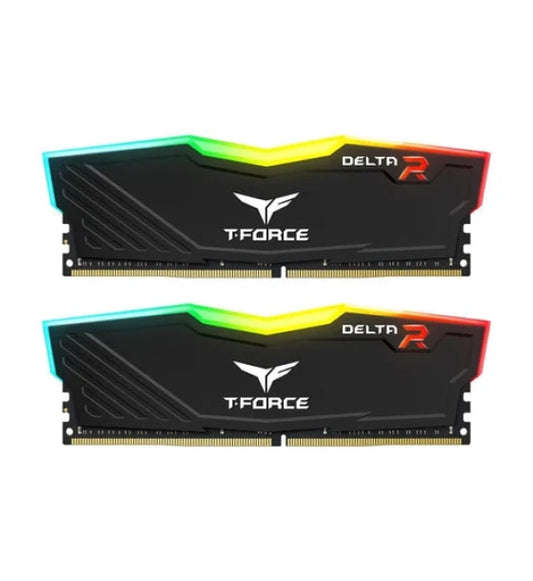 Ram TEAMGROUP T-Force Delta RGB DDR4 32GB 2x16GB 3200MHz CL16 Black