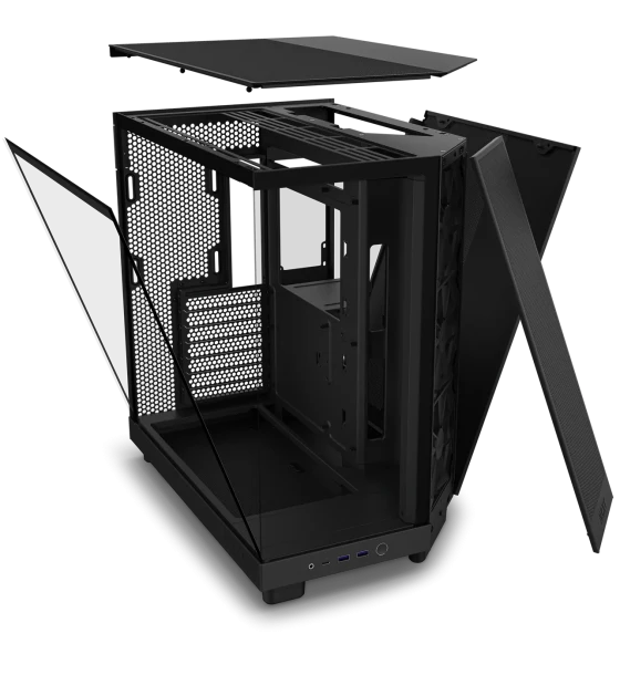 NZXT H6 Flow Cabinet Black/WHITE