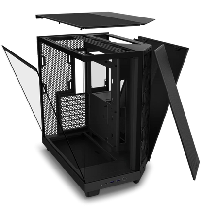 NZXT H6 Flow Cabinet Black/WHITE