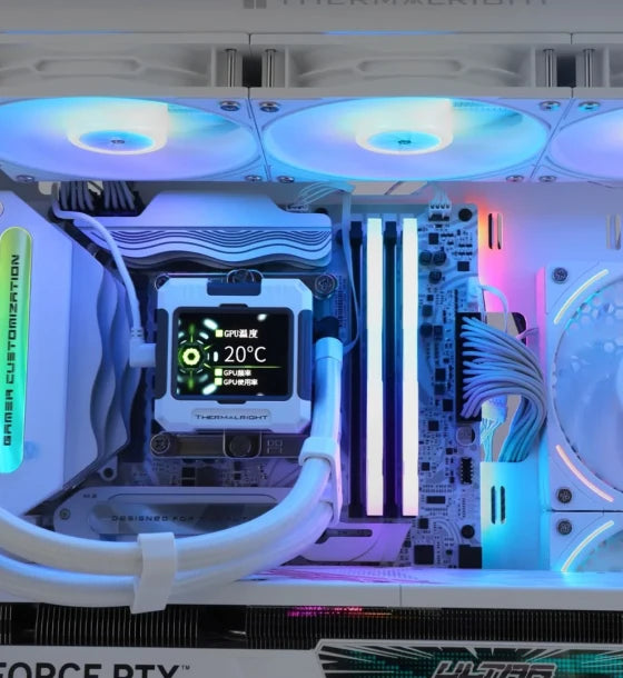 Thermalright Frozen Warframe 360 ARGB ARGB Liquid CPU Cooler White