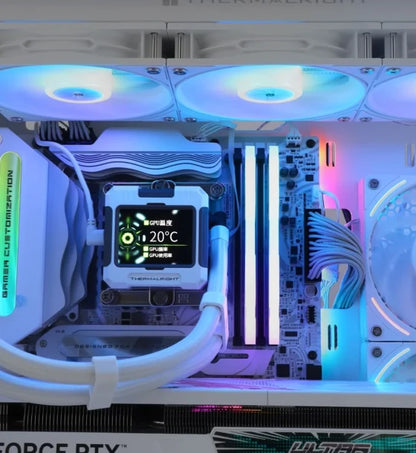 Thermalright Frozen Warframe 360 ARGB ARGB Liquid CPU Cooler White