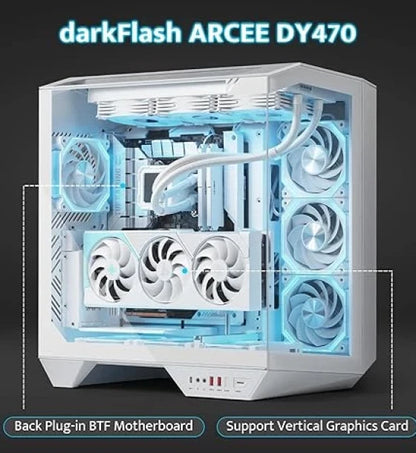 Case DarkFlash DY470 Mid Tower White