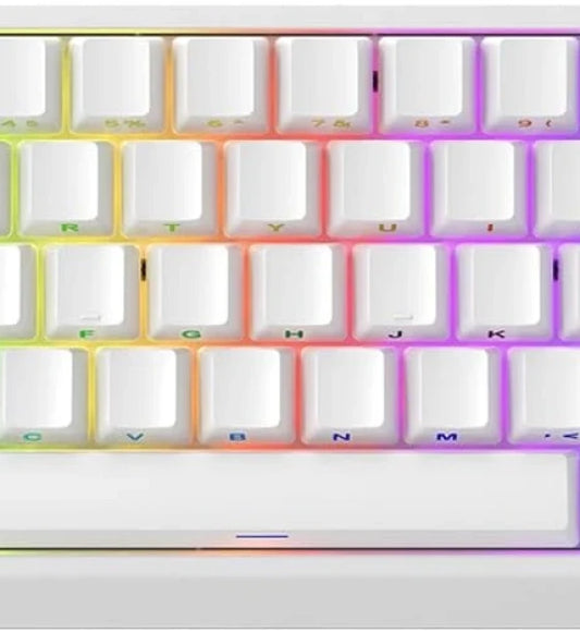 MADLIONS MAD 68 HE Rapid Trigger RGB Gaming Keyboard 65% Hall Effect Magnetic Switch 8K Hz Adjustable Actuation Hot Swap Wired Hyper Fast Keyboard Side Printed PBT Keycaps
