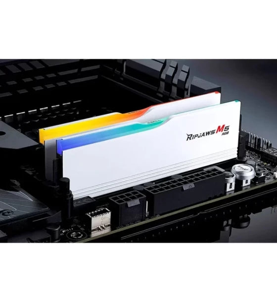 Ram G.SKILL Ripjaws M5 RGB DDR5 96GB 2x48GB 6400MHz CL32 Intel XMP 3.0 White