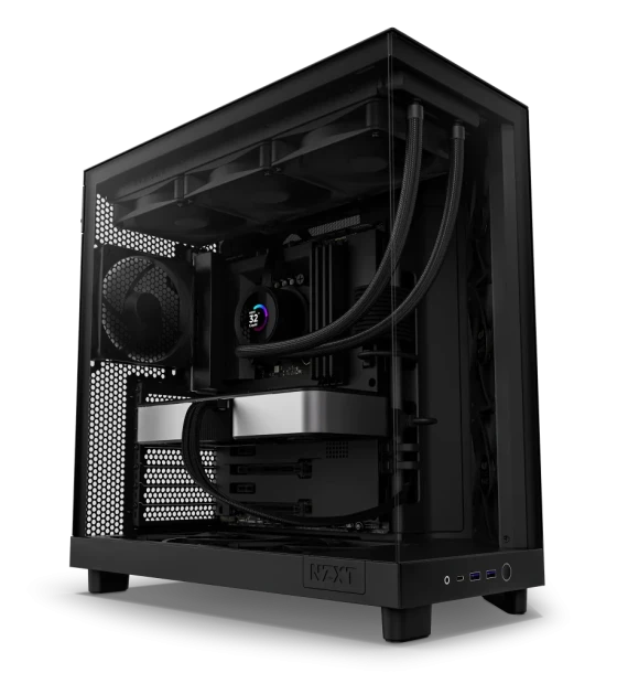 NZXT H6 Flow Cabinet Black/WHITE