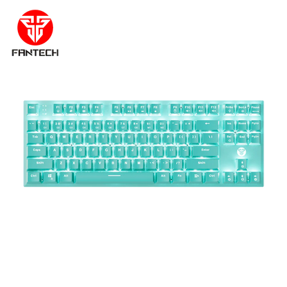 GAMING KEYBOARD FANTECH MECHANICAL MAXFIT87 MK856 MINT EDITION REDSWITCH BLUESWITCH