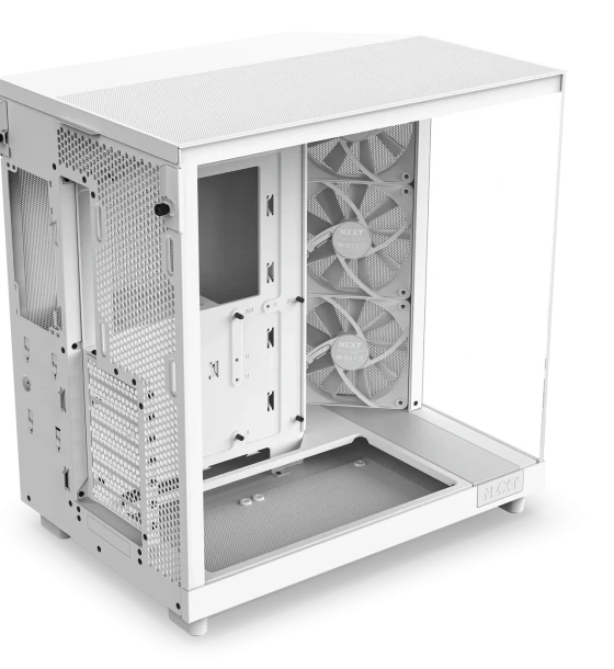 NZXT H6 Flow Cabinet Black/WHITE
