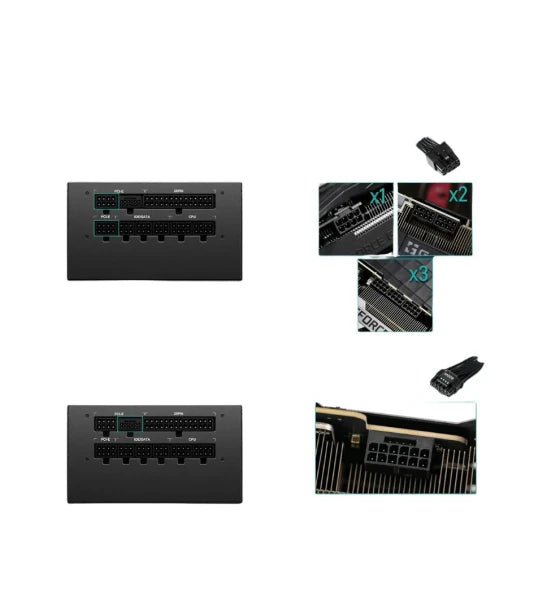 Segotep GM850W 850W Gold 80+ Full Modular PCIe 5.1 ATX 3.1 Black
