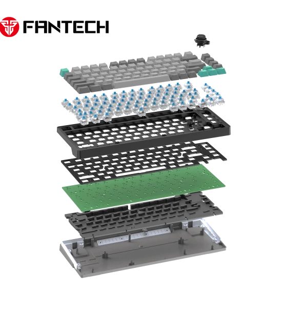 MECHANICAL KEYBOARD Fantech MK913 ATOM PRO83 WIRELESS Blue Switch Red Switch 5 Pin Hot swap