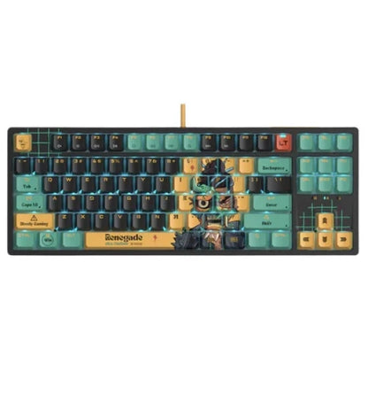 Keyboard Bloody WS87 Dual-Core Wireless Mechanical Pixels Red