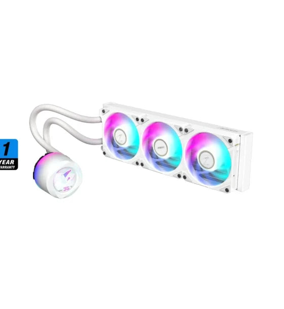 GIGABYTE AORUS WATERFORCE X II 360 ICE LCD White