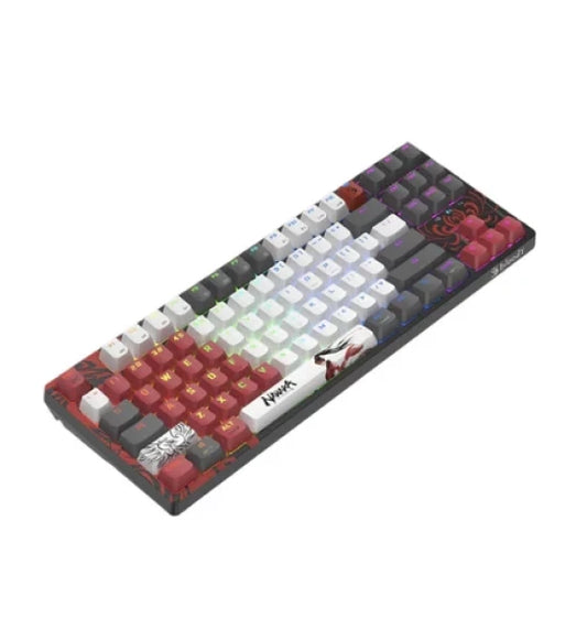 Keyboard Bloody WS87 Naraka mechanical black red USB for gamer LED