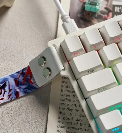 MADLIONS MAD 68 HE Rapid Trigger RGB Gaming Keyboard 65% Hall Effect Magnetic Switch 8K Hz Adjustable Actuation Hot Swap Wired Hyper Fast Keyboard Side Printed PBT Keycaps