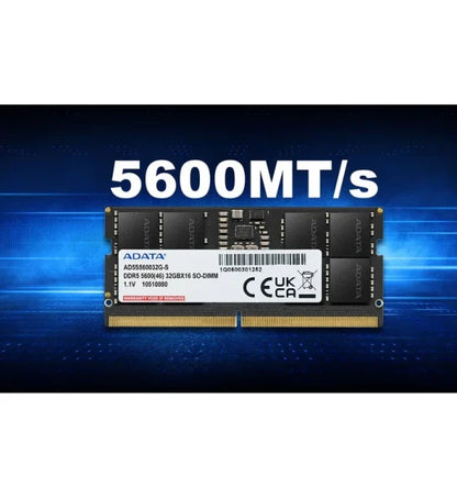 Ram ADATA DDR5 5600MHz 32GB 1x32GB SO DIMM Laptop