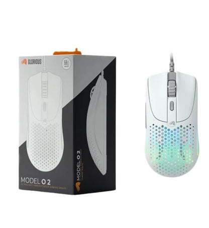 Mouse Glorious Gaming Model O2 Wired Gaming White