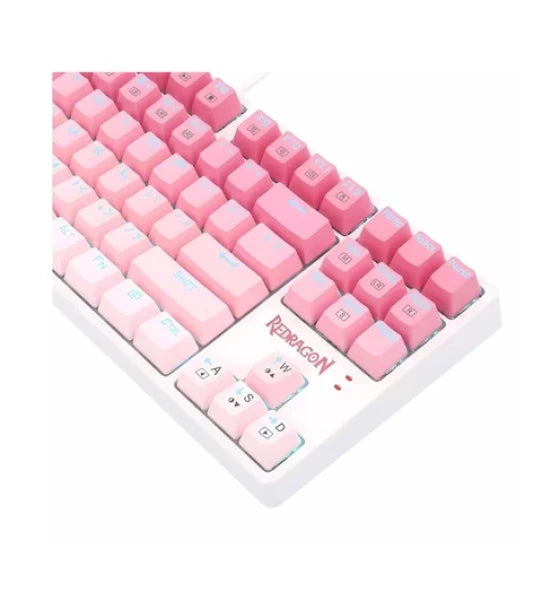 Gaming Keyboard REDRAGON K645W Wired RGB CASS USB Mechanical Brown Switch Pink