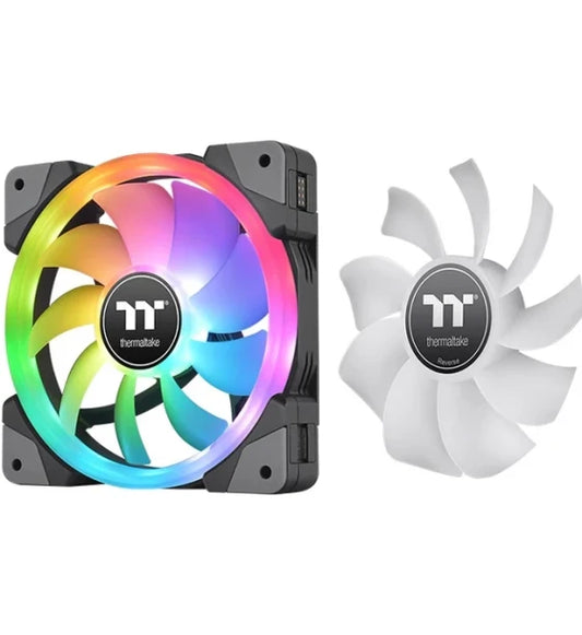 Case Fan Thermaltake SWAFAN EX 12 RGB 3 Pack 120mm 500-2000 RPM Magnetic Connection Reversable Blades Controller Included