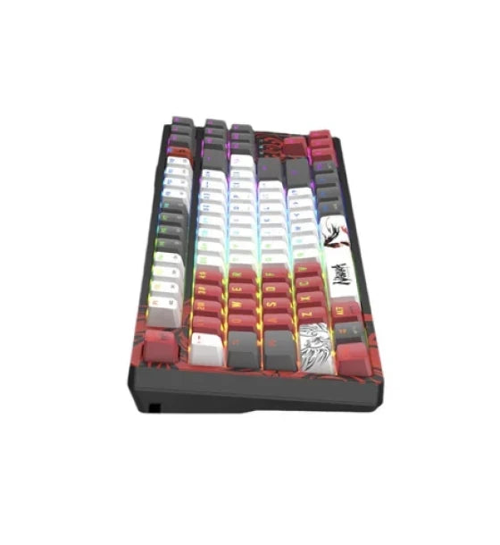 Keyboard Bloody WS87 Naraka mechanical black red USB for gamer LED