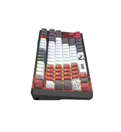 Keyboard Bloody WS87 Naraka mechanical black red USB for gamer LED