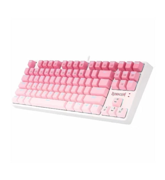 Gaming Keyboard REDRAGON K645W Wired RGB CASS USB Mechanical Brown Switch Pink