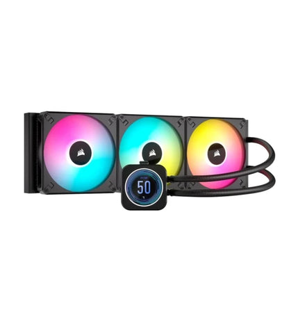 cpu cooler Corsair H170i Elite XT 420mm RGB Liquid CPU Cooler IPS LCD Screen AF140 RGB Fans Fits Intel AMD iCUE Commander CORE