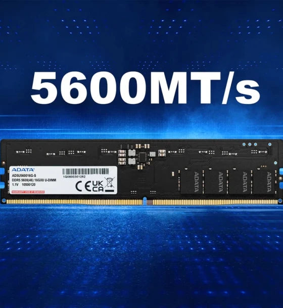 Ram ADATA DDR5 Memory Module 16GB 1x16GB UDIMM 5600MHz