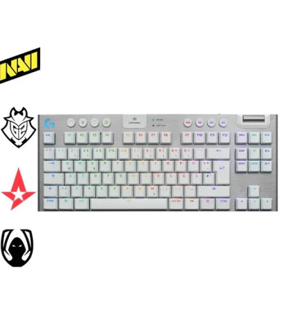 Gaming Keyboard Logitech G915 X LIGHTSPEED TKL Wireless White